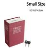 Hjem Bok Safe Nøkkel Lås Type Høy kvalitet Hemmelig bok Skjult Safe Safe Metall Stål Simulering Klassiske bøker Pengeboks Myntbank