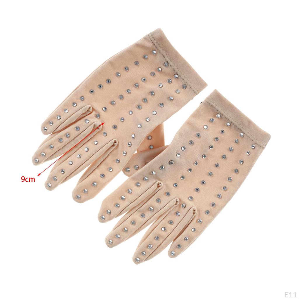 Elegante Damen Eiskunstlaufhandschuhe für Figurenmeisterschaft