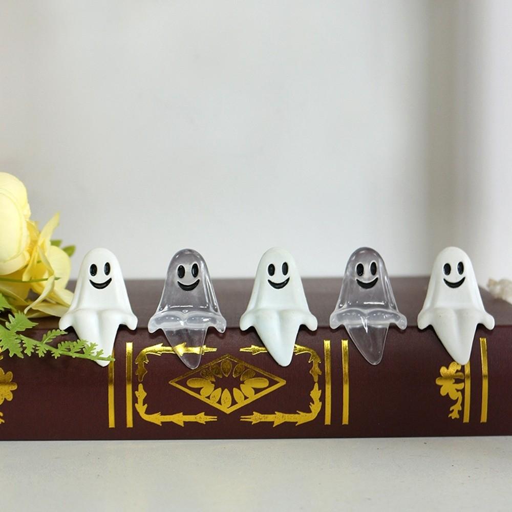 20pcs Mini Smiling Ghost Decoration Halloween Ghost Statue Decorations  Desktop Decoration