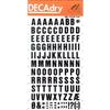 Transfer Letters - Decadry - Dd12f - 12 Mm - Black - Wall Decoration
