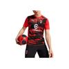 Puma Ac Milan Serie Ss24 Logo de Brand Absorbție Transpirație Gât Rotund Croială Echipă Mânecă Scurtă Tricou Bărbați Tricouri Negru Roșu 777712-01