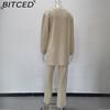 BITCED Knitted Three-piece Summer Women's Coat, Vest and Trousers Set