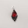 Pink Rubellite Gemstone 925 Solid Silver Handcrafted Women Pendant 1.5" For Birthday Gift PP-70-15