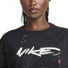 Nike X Futura Womens Breaking Oversized T-shirt (Asia Sizing) Black Women Streetwear FZ0284010