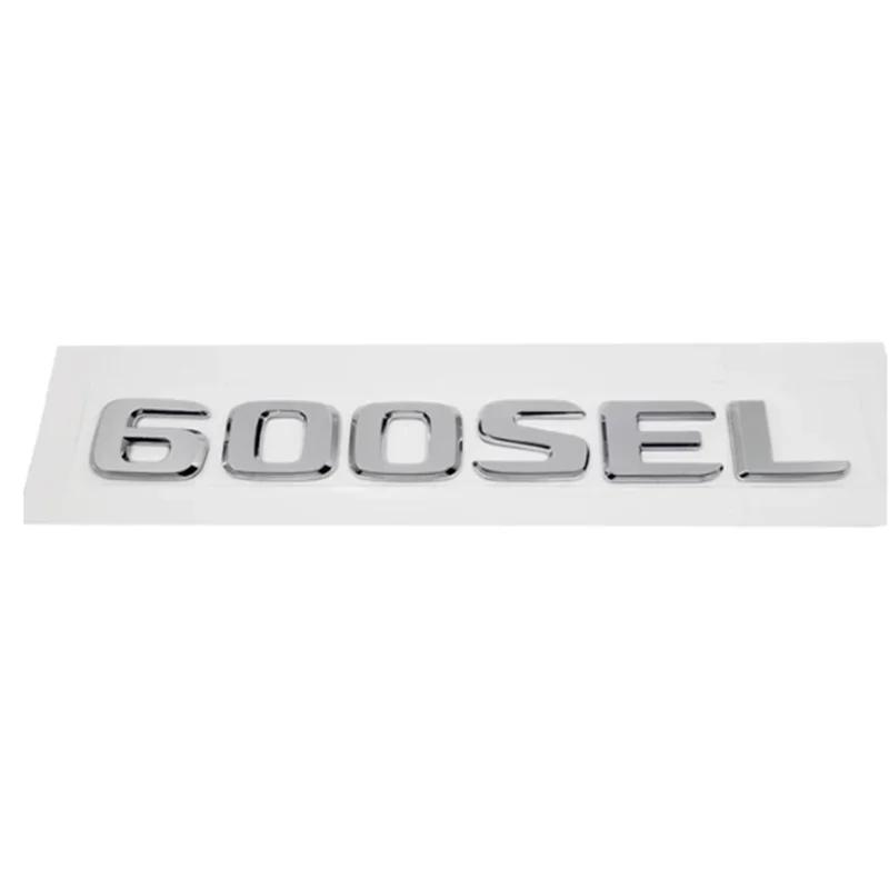 ABS Kofferraum Heck Logo Plakette Emblem Aufkleber für Mercedes Benz S-Klasse W126 W140 W220 W221 W222 300SEL 500SEL 560SEL 600SEL AT1
