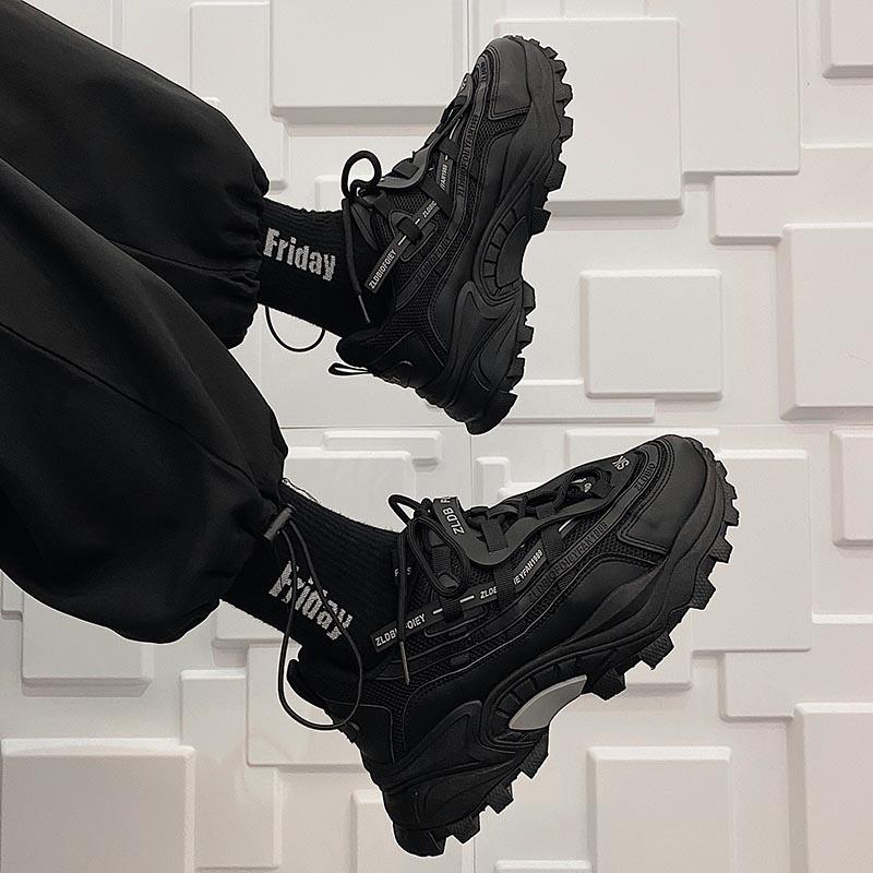 Autumn Men Shoes Fashion Chunky Sneakers Height Increasing Casual Shoes Male Trainers Sports Shoes