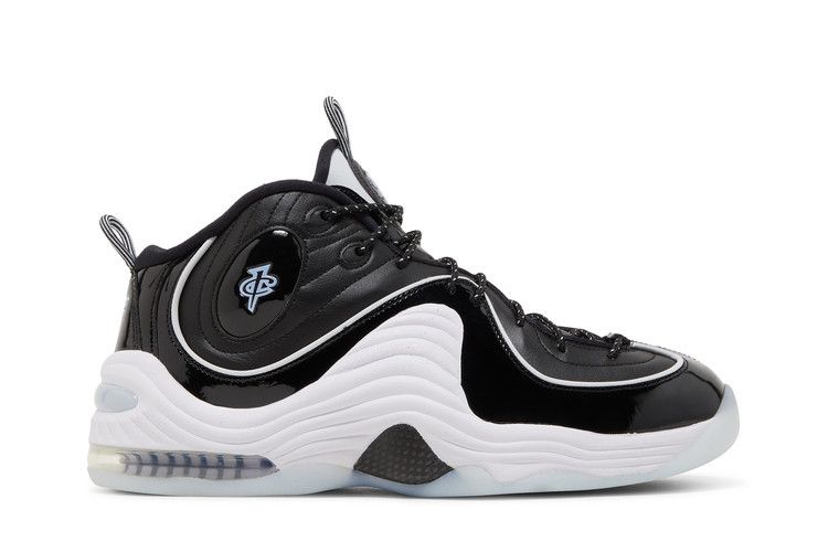 Nike Air Penny 2 Black Patent Football Grey