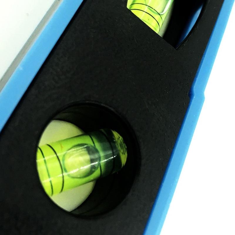 Magnetic Torpedos Level Bubble Level Box Spirits Level Aluminiums Frame 180/90/45 Degree,9inch