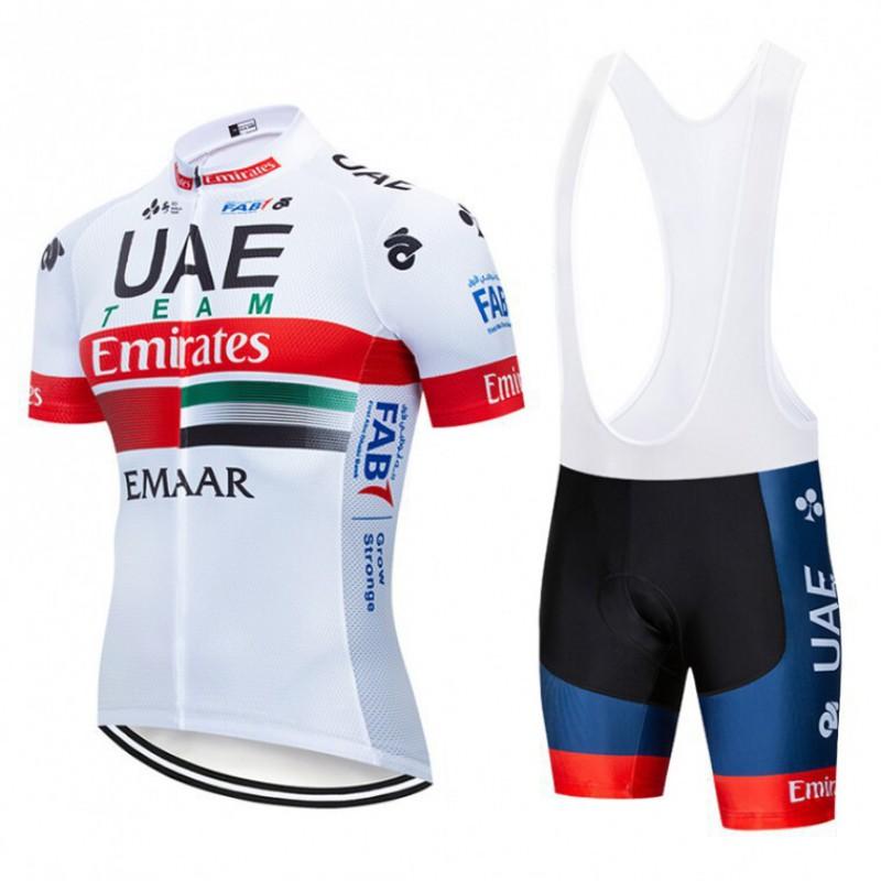 Mens Cycling Jersey Bib Shorts Set Road Bike Performance Wear Breathable Quick-Dry Compression Fit