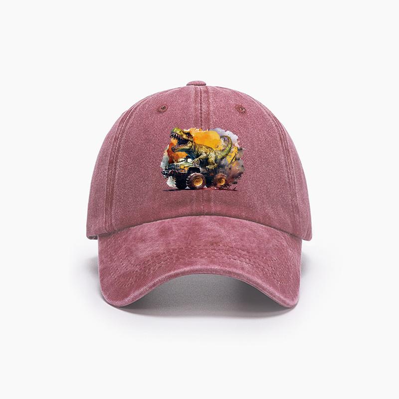 Fashion Casual Peaked Cap Print Animal Baseball Caps Men'S Spring Summer New Handsome Outdoor Sports Baseball Sunshade Black Blue