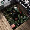 1Pc Animal Flowers Print Rug - Home Decoration Carpet For Living Room Bedroom Flooring Computer Chair Area Rug