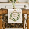 Flowers Print Insulating Mat Spring Seasonal Table Cloth Table Flag  Kitchen Dining Table Decor