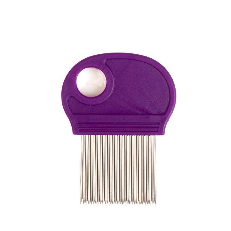 Universal Pet Supplies for Cats and Dogs, Stainless Steel Long Needle Lice Removal Pet Flea Comb, Pet Needle Comb