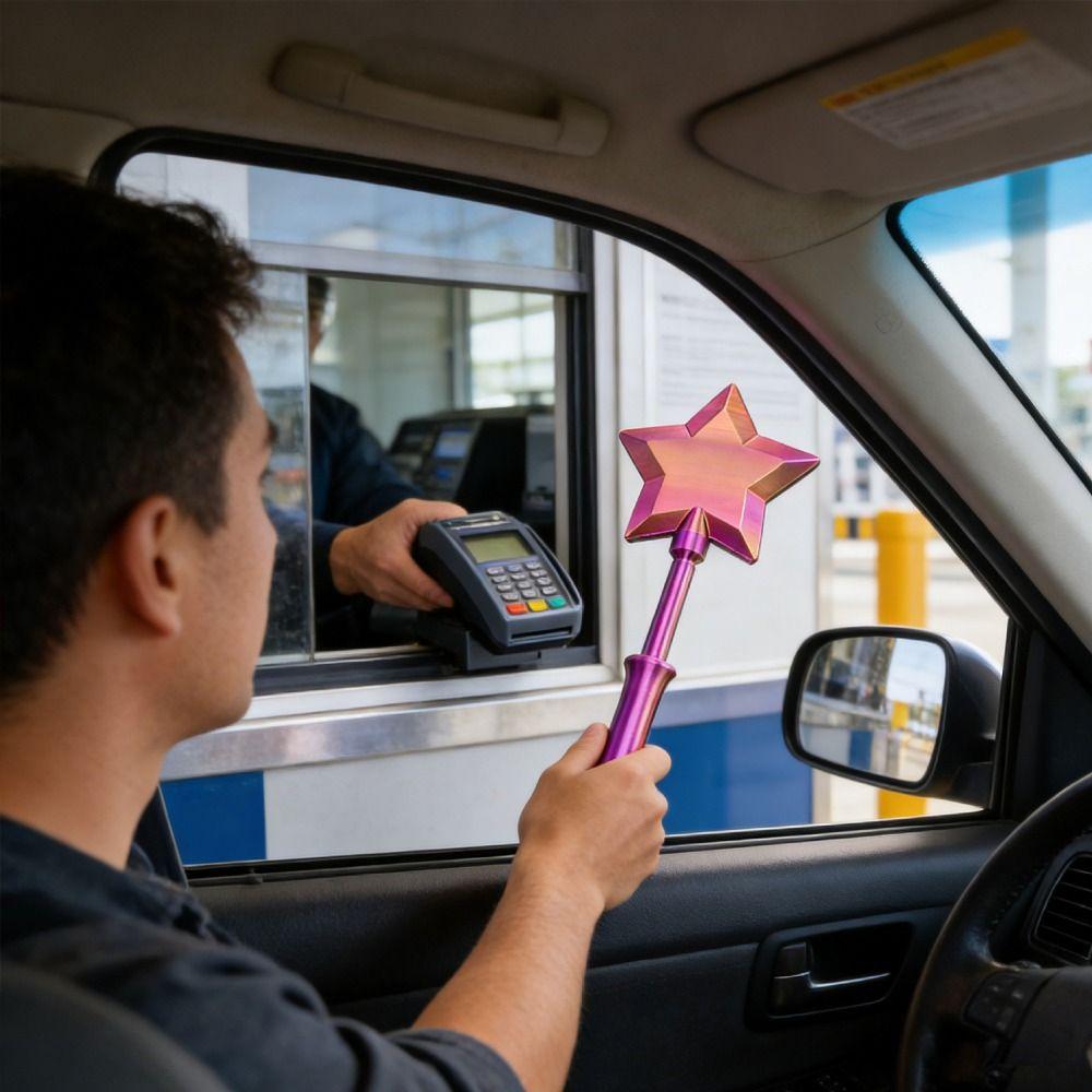 Custodia Elastica per Pagamenti Contactless Creativo Portastella Bacchetta Magica Uso Quotidiano