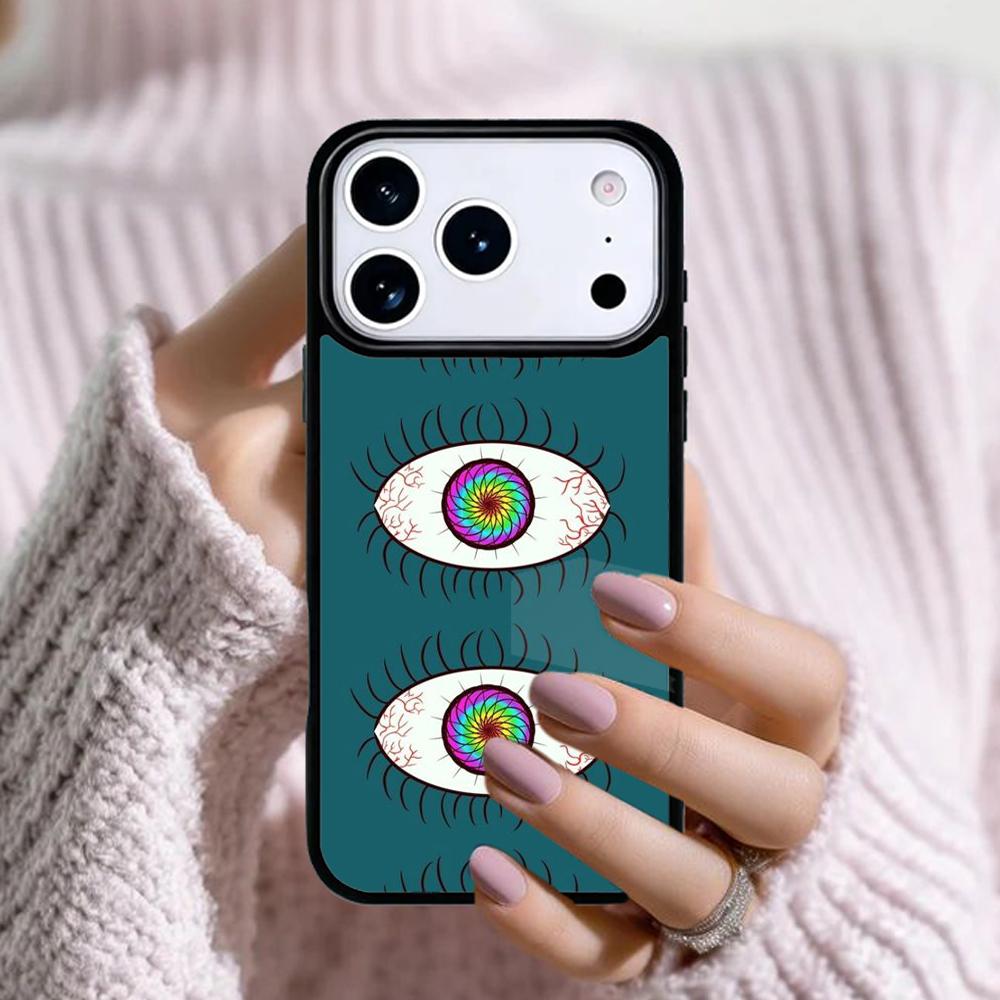 VERRÜCKTES AUGAPFEL-MUSTER Handyhülle Für Apple iPhone 17 Air 16E 15 14 Plus 13 12 11 Pro Max Mini Funda Cover
