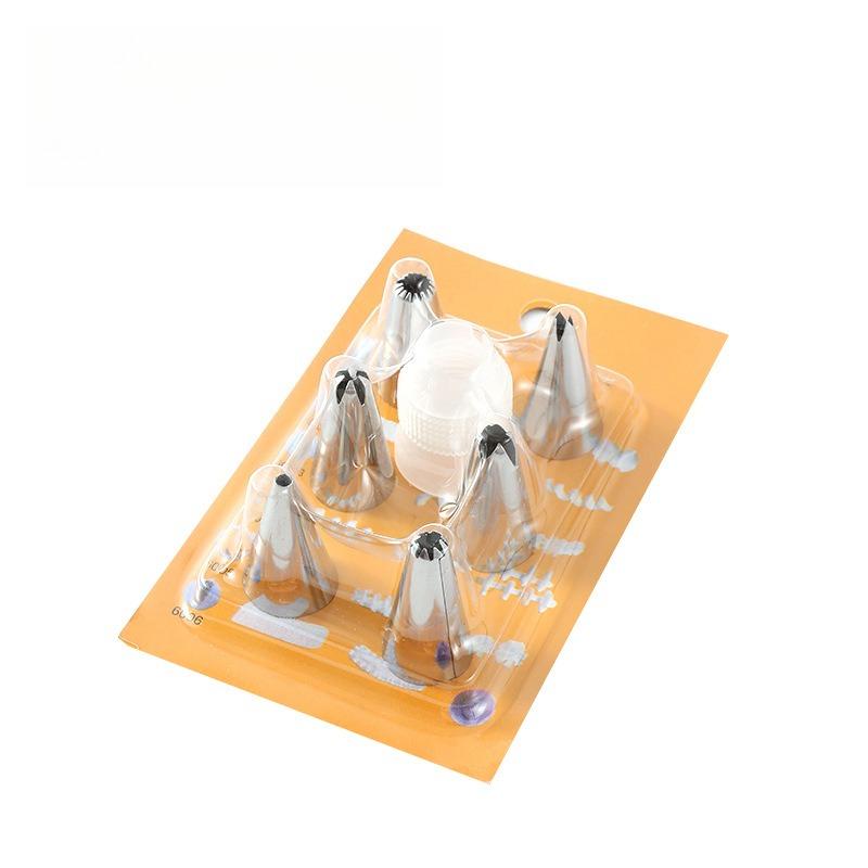 Disposable Pastry Pipeline Bag Candy Nozzle Sleeve DIY Cream Squeezing Leak Bag Cake Cream Tool Baking Supplies (piping Nozzle and Piping Bag) piping Nozzle