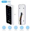 IP68 Fully Waterproof RFID Access Control Keypad Metal Shell 125KHz Card Reader Metal Touch Controller Wiegand26/34 Doorbell