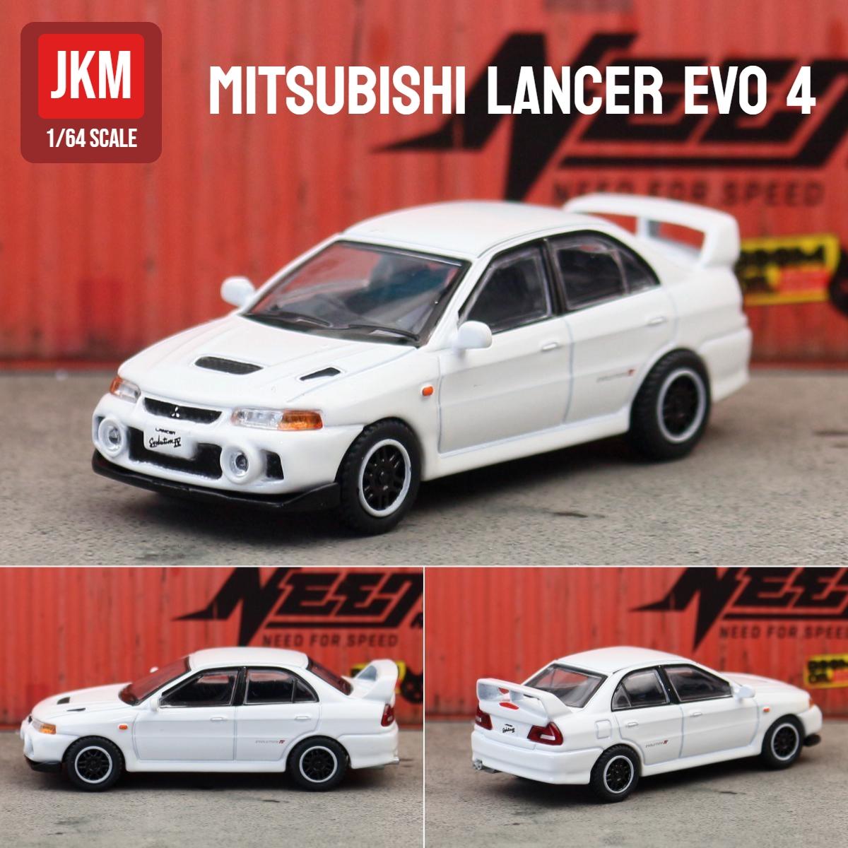 

1/64 Mitsubishi Lancer Evolution EVO Сімейство JDM Initial D Модель іграшкового автомобіля JKM 1:64 Безкоштовні Колеса Литий Металевий Сплав Колекція Подарунок