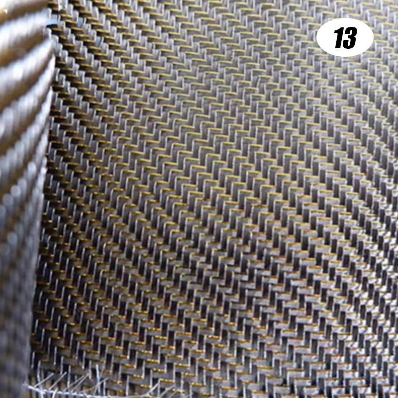 20x20cm Carbon Aramid Fiber Hybrid Fabric Cloth Twill Plain Weave Material Decor 3K Carbon Fiber Aramid Fiber DIY Material Suppl