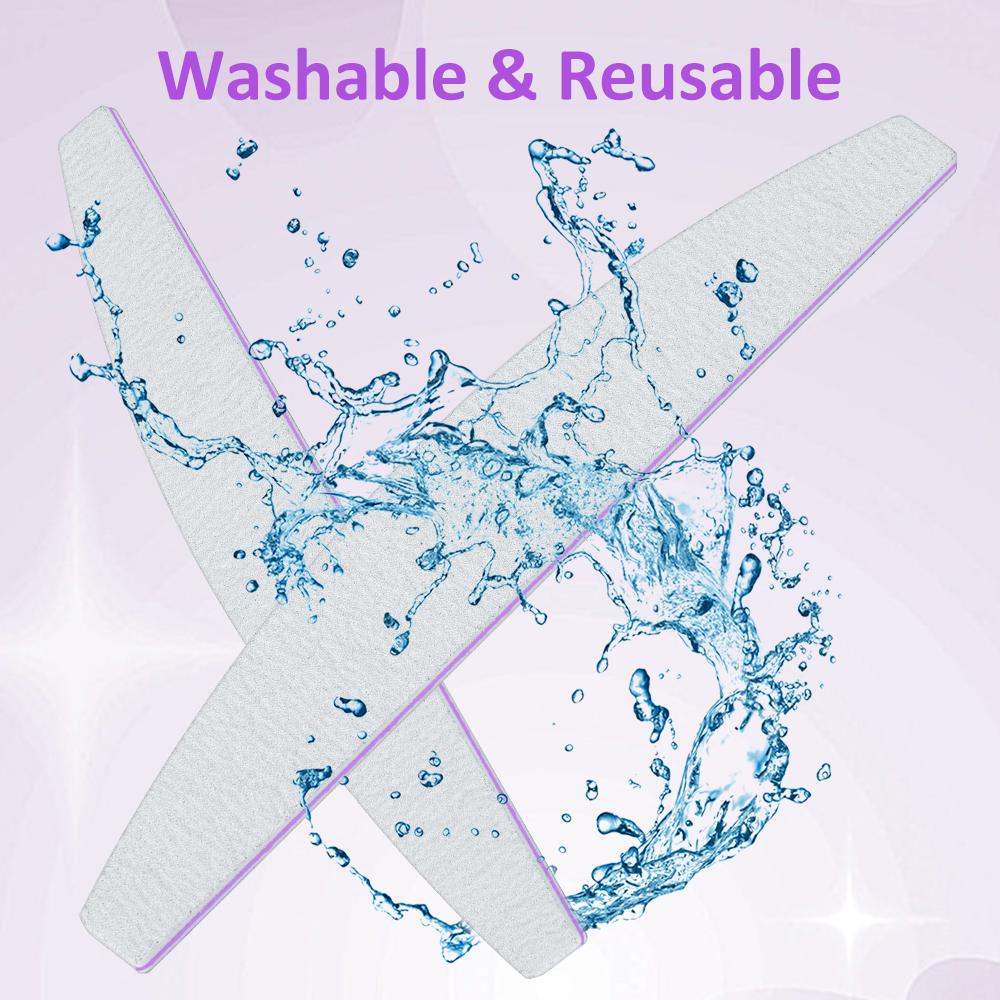 5/10Pcs Professional Nail File Sandpaper Thick Manicure Nail File Buffer For Gel Polish Nail Art Tool Accessory