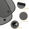 2pcs Car Sun Shade Cover Universal Windshield Foldable Visor Reflector Windshield Car Window Sunshade Protector Accessories