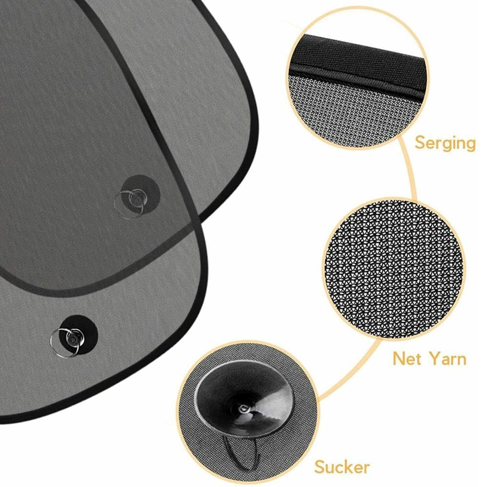 2pcs Car Sun Shade Cover Universal Windshield Foldable Visor Reflector Windshield Car Window Sunshade Protector Accessories