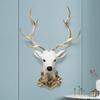 BEPAN Resin decorative items, American-style living room TV background wall decorations, wealth-attracting deer head wall hangers