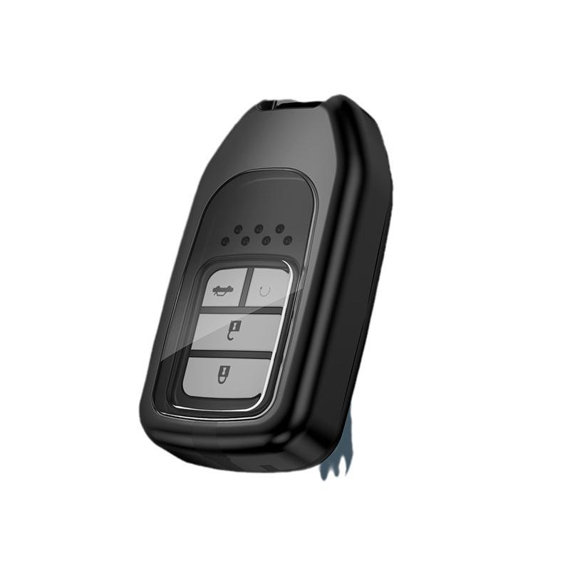 Honda Key Cover: Metal & Leather Case for 10th Gen Accord, CRV, Avancier, Odyssey, Civic