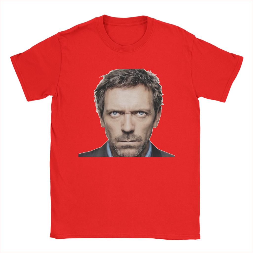 Dr Gregory House Simple Portrait Tshirt Hippie T Shirts Short Sleeve Vintage Tshirt Beach Pure Cotton Crew Neck 5xl 6xl Clothes