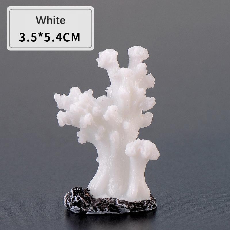 Colorful Mini Artificial Coral Cute Ornamental Fish Gifts Aquarium Decor Multicolor Resin Fashion Diy Art Craft Fish Tank Decora