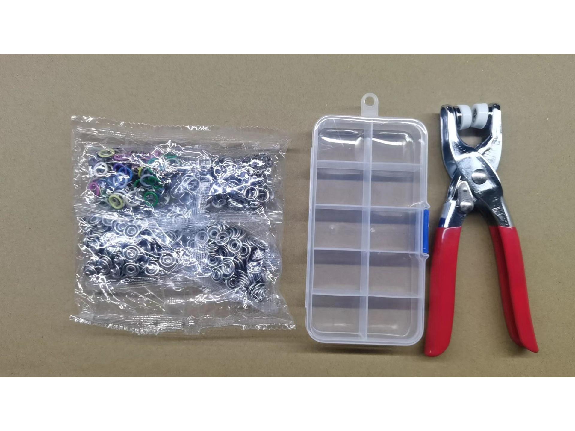 

Инструмент для скрытых кнопок с пятью лапками для детской одежды - бесшовный набор цветных металлических пряжек