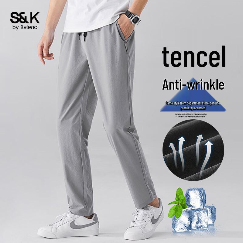 Baleno S&K Men s Ice Silk Casual Pants 3XL