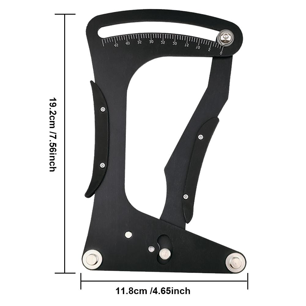 Bike Indicator Meter Tensiometer Aluminum Alloy Measurement Deviation Correction Tool Cycling Repair Correction Tool Accessories