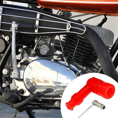 Spark Plug Boot For Motorcycle Waterproof Engines Spark Plug Boot Non Resistor Multicolor Dust-Proof Replacement Part For Motor