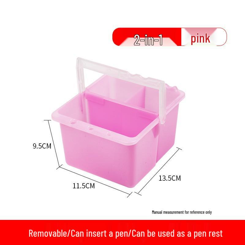 Multifunctional Hand-Carry Wash Bucket with Brush, Watercolor, Oil Painting, Gouache Palette, and Drawing Supplies