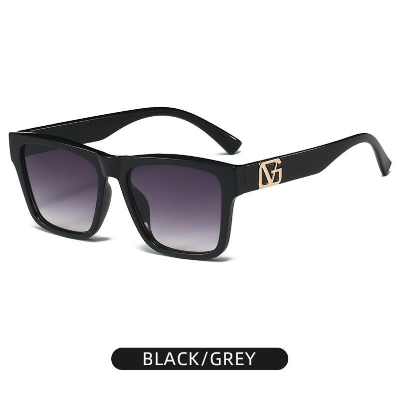 Xiaomi New Sunglasses Fashion Letters Decorative Square Frame Uv Sunglasses For Women 3197