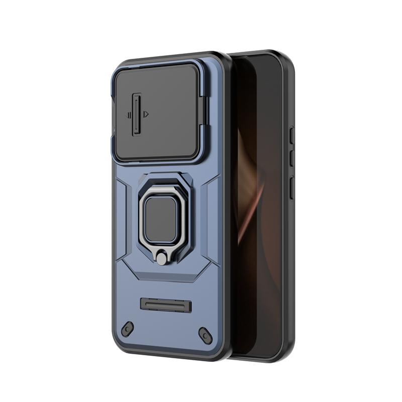 Push Window Phone Case For Xiaomi 15T Pro Ring Holder Magnetic Back Cover Xiaomi 15T Pro Case For Xiaomi 15T Pro Case 6.83 Inch