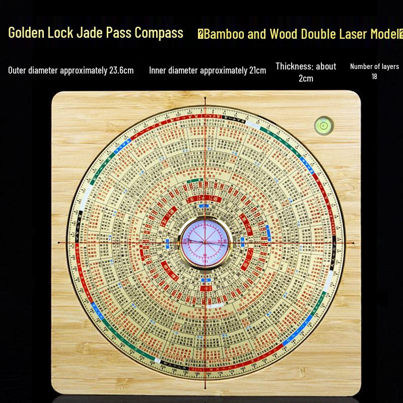 Golden Lock 8-Inch High-Precision Professional Travel Compass