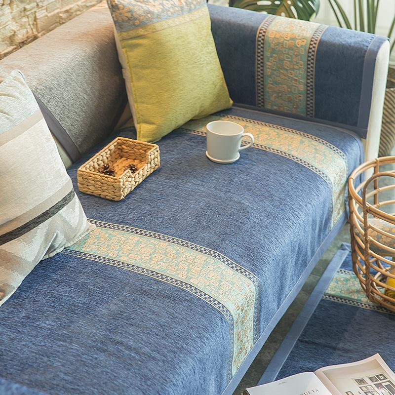 

Универсальная подушка для дивана на все времена года, скандинавская противоскользящая ткань, силиконовая подушка, чехол из кожи и дерева в комплекте 70*70