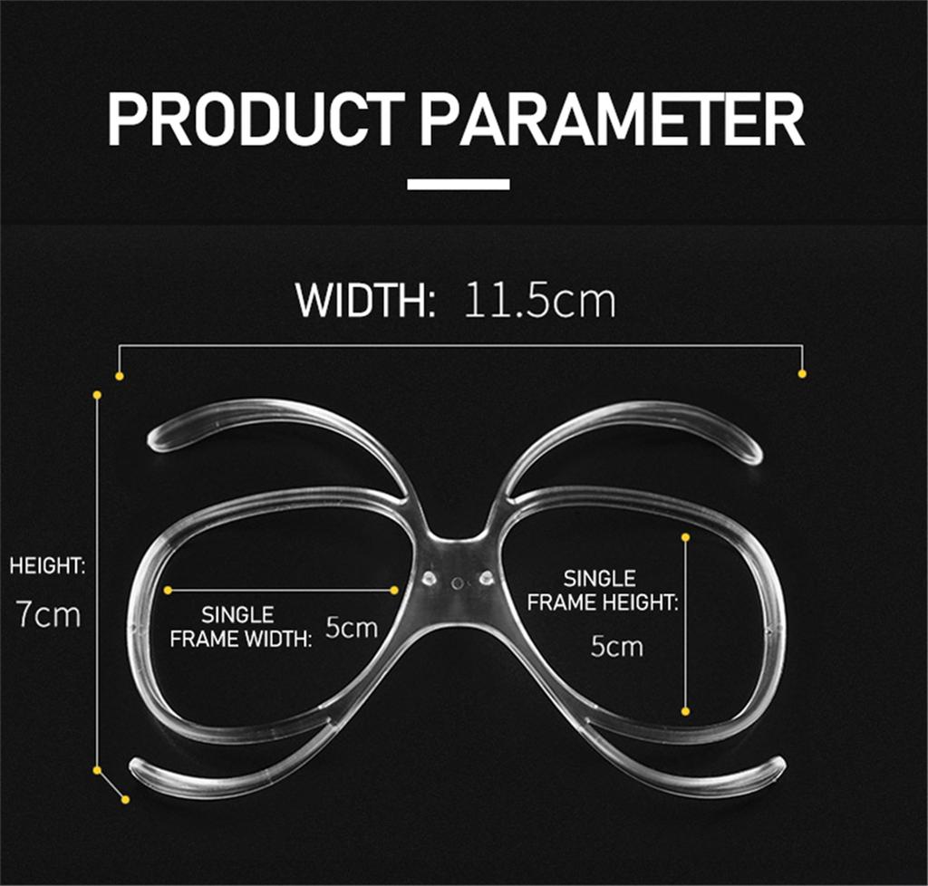 Prescription Ski Goggles Rx Insert Optical Adaptor Bendable Snowboard Flexible Universal Frame Tr90 Size Motorcycle Goggles