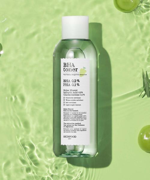 SKINFOOD Shine Muscat BHA Toner 200ml NONE