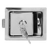Toolbox Latch Stainless Steel Flush Mount Tool Box Latch Paddle Lock with 2 Keys for RVs Trucks