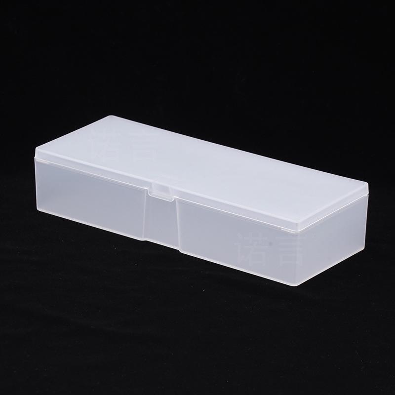 Rectangular Transparent Plastic Storage Box for Hardware, Jewelry, or Components