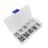 Stainless Steel Hex Socket Grub Screws 200pcs Set M3 M4 M5 M6 M8 With Cone Point Tapered End For Machinery