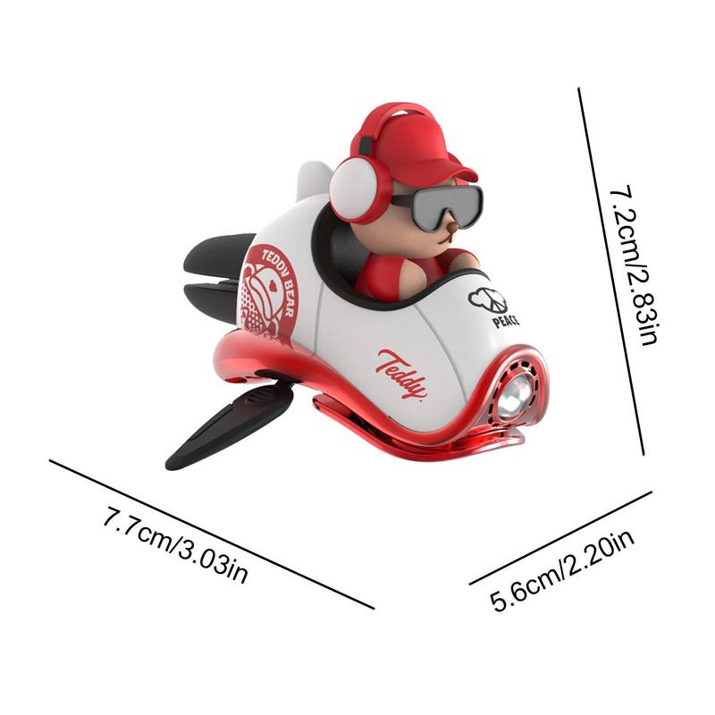 Essential Oil Diffuser For Car Car Mounted Fragrance Air Outlet Perfume Cartoon Automotive Air Outlet Fan Cute Car Air Outlet