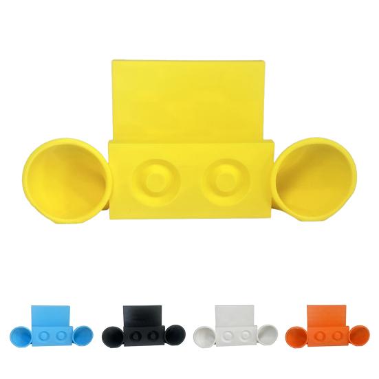 Doppel-Lautsprecher Handyhalter 3D-gedruckter Verstärker Handy-Ständer Klangvolumen-Verstärker für