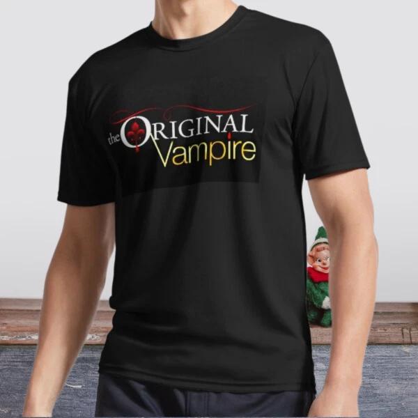 New Shirt The Original Vampire Active Logo T-Shirt Funny Size S to 5XL M