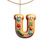 Christmas Hanging Ornaments 26 Letters for Holiday Tree Decor
