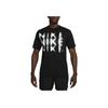 Pullover Round Neck Letter Short Sleeve T-Shirt Men Tops Black HJ3074-010