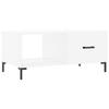 VidaXL Table basse blanc 90x50x40 cm bois d'ingénierie 829212